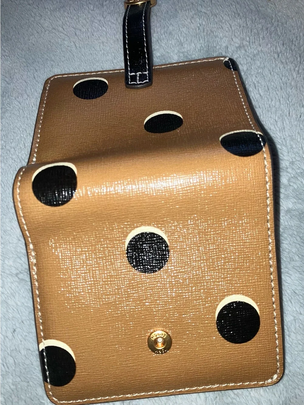New, Tory Burch Robinson Polka Dot Bi-fold Wallet